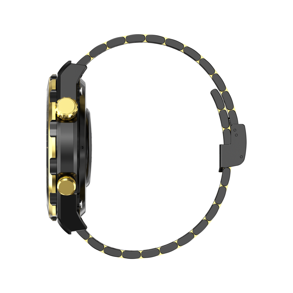 Kallme Hero 4 Phenomenal Design smart watch for men IP68 waterproof GOLD